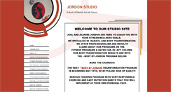 Desktop Screenshot of jordonstudio.com